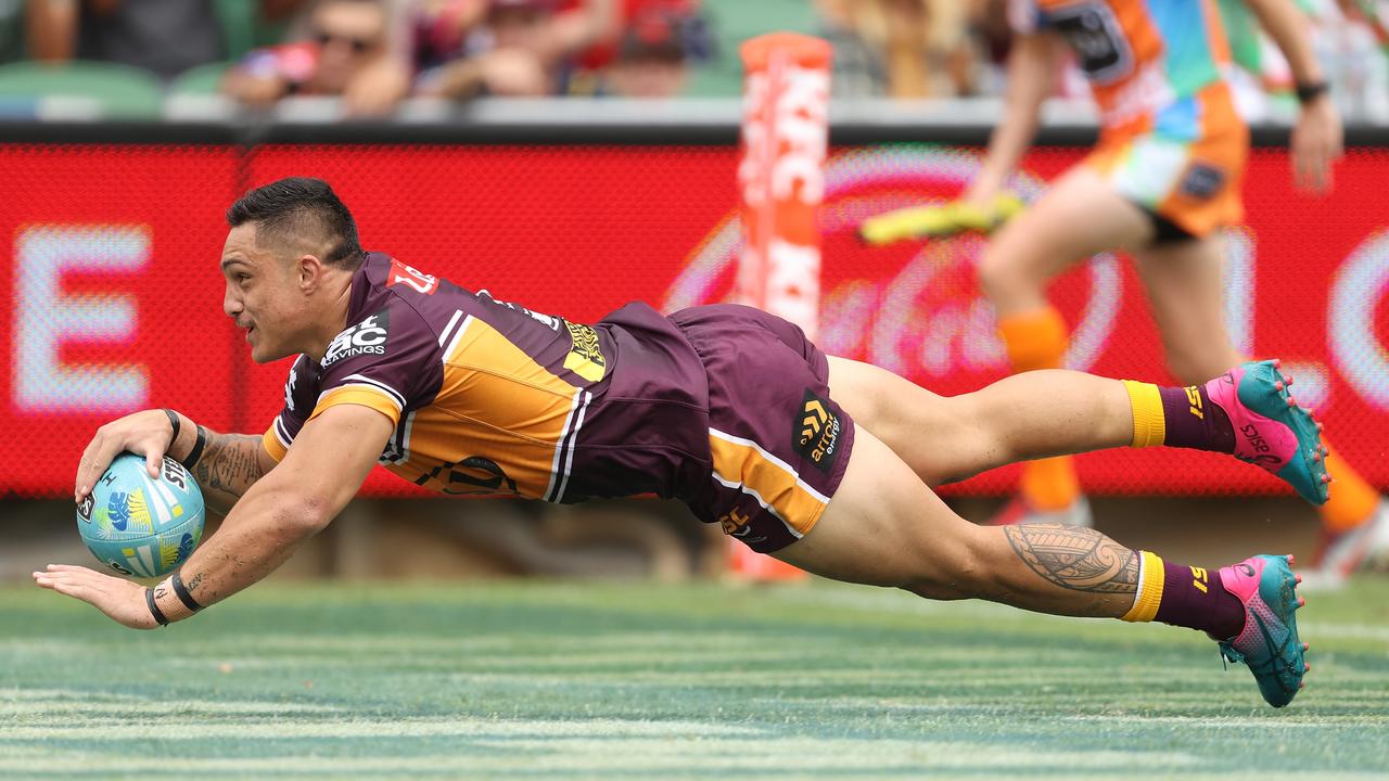 Kotoni Staggs was impressive for the Broncos in the pre-season. Picture: Paul Kane/Getty Images