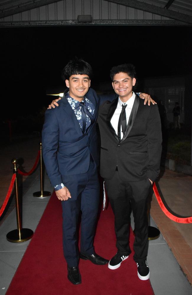 Students arrive at Noosa District State High School formal.