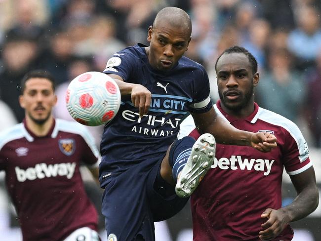 Manchester City midfielder Fernandinho will leave the club at the end of this season. Picture: Justin Tallis/AFP