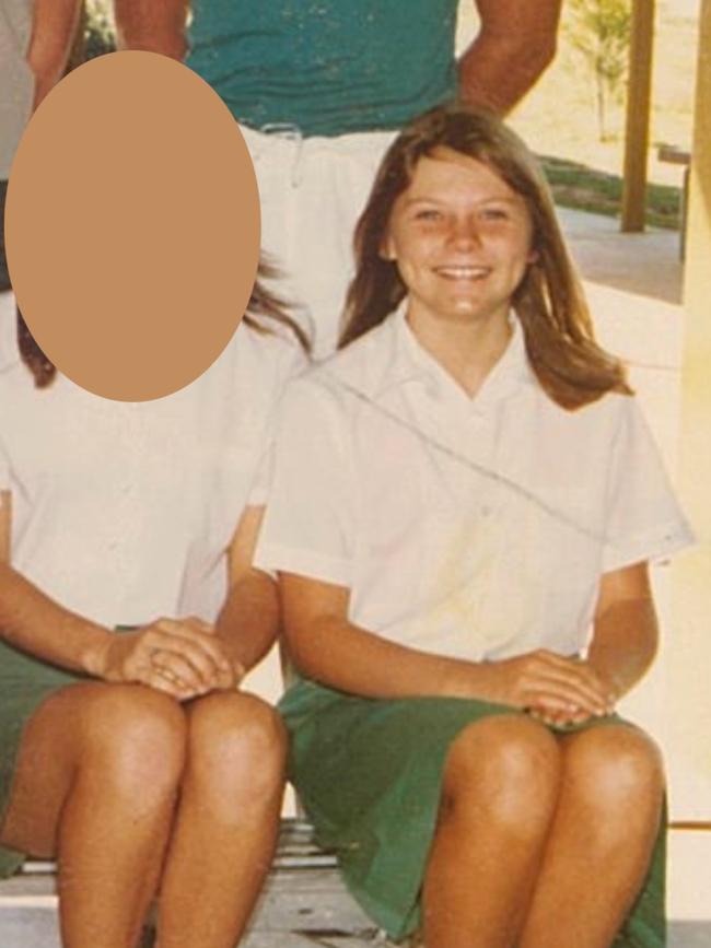 Rachel Downie as a schoolgirl in 1983