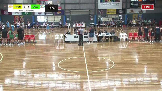 REPLAY: Qld U16's Girls Basketball Championships - Logan Thunder vs Gold Coast Waves (Div 1 Semi-Final)