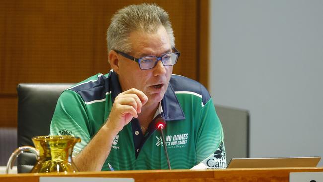 Cairns Regional Council Division One councillor Brett Moller says ratepayers will be forced to pay for damage caused by the Far North flood in December if the state and federal government provide further assistance. Picture: Brendan Radke