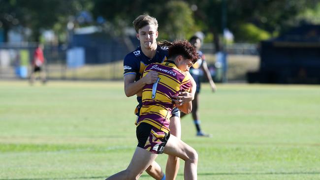 Confraternity Carnival 2024. Ryan Catholic College v St James College. Picture: Shae Beplate.