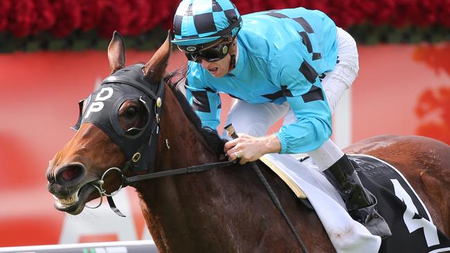 Zac Purton will return from Hong Kong to stick with Cradle Me on Saturday. Picture: Jono Searle