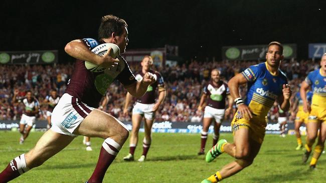 Jamie Lyon scored his first try of the season last week.