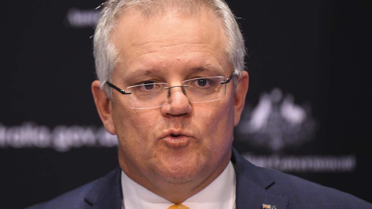 Prime Minister Scott Morrison says the government will continue to support Victorian people, despite the JobSeeker reduction. Picture: AAP Image/Lukas Coch