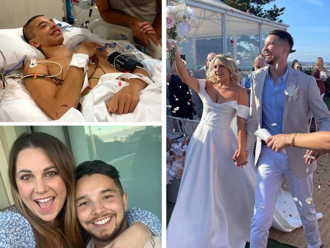 Gatecrash victim Liam Knight ties the knot