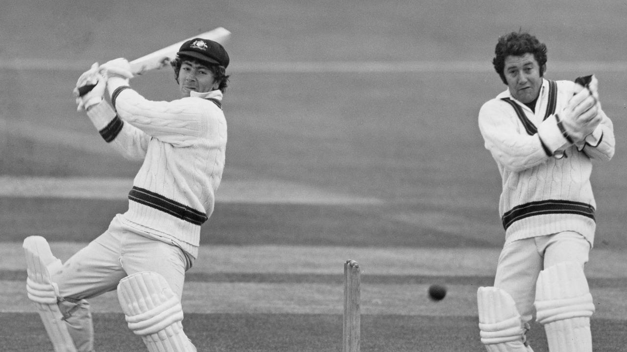 Taber (right) was Rod Marsh’s (left) Test predecessor. (Photo by Dennis Oulds and Leonard Burt/Central Press/Hulton Archive/Getty Images)