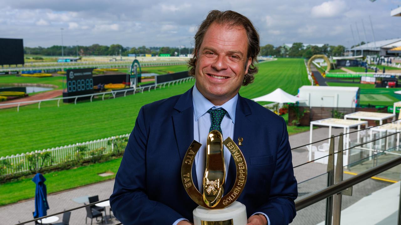 Tom Magnier said making the call to select Storm Boy over Switzerland for The Everest was one of the toughest decisions in racing he’s had to make Picture: Justin Lloyd.