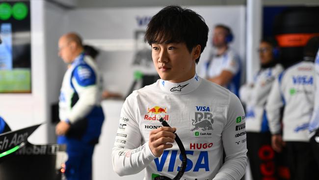 Tsunoda has been promoted ahead of his home Grand Prix. (Photo by Rudy Carezzevoli/Getty Images)