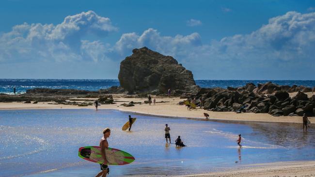 Check out this weather at Currumbin. Picture: Nigel Hallett