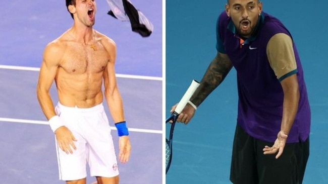 Nick Kyrgios and Novak Djokovic don't get along.