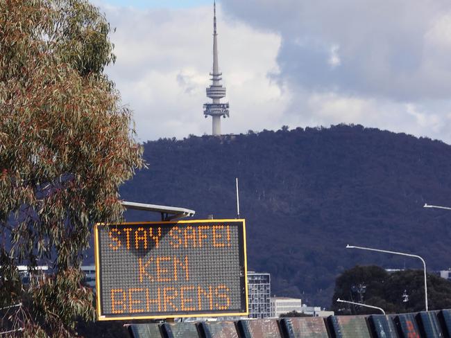 Canberra’s lockdown was extended by another four weeks on Tuesday and is now set to end on October 15. Picture: Newswire/Gary Ramage.