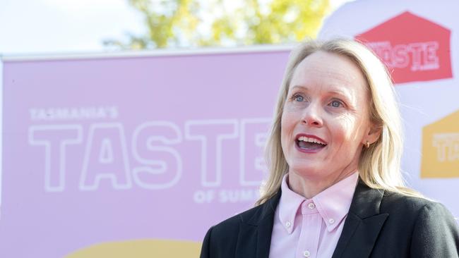 Taste of Summer launch at the Hobart Brewing Co., Sarah Courtney MP. Picture: Chris Kidd