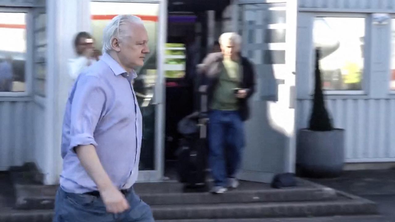 Assange is on his way home to Australia. Picture: Wikileaks/AFP