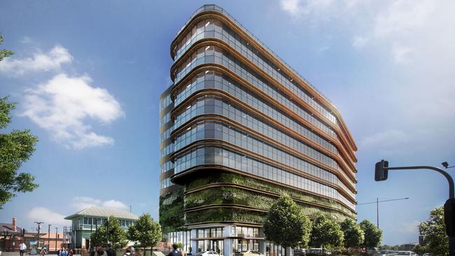 The EastCo Tower on Maroondah Hwy, Ringwood, is set to be finished by April. Picture: Supplied artist’s impression.