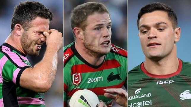 Sam Burgess, Tom Burgess and Braidon Burns all picked up injuries for the Rabbitohs.