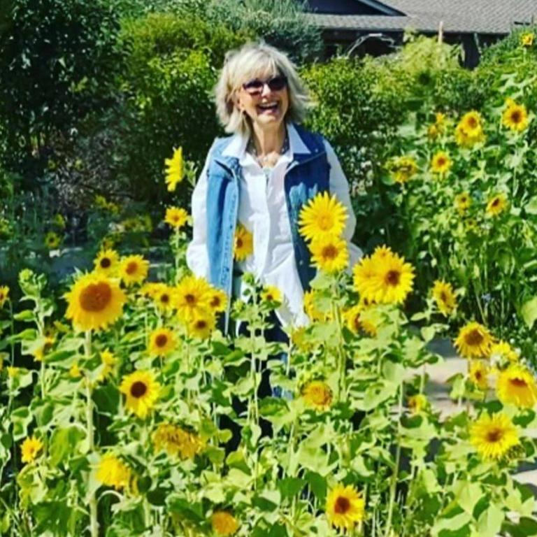 One of Olivia's last ever pictures showed her surrounded by sunflowers. Picture: Instagram