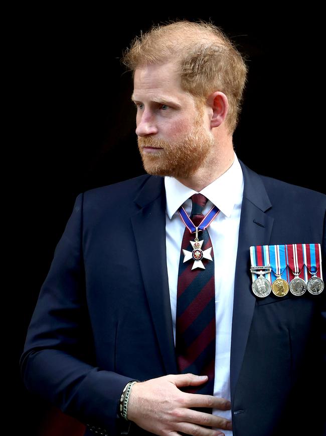 Harry in London during his brief visit earlier this month. Picture: Chris Jackson/Getty Images for Invictus Games Foundation
