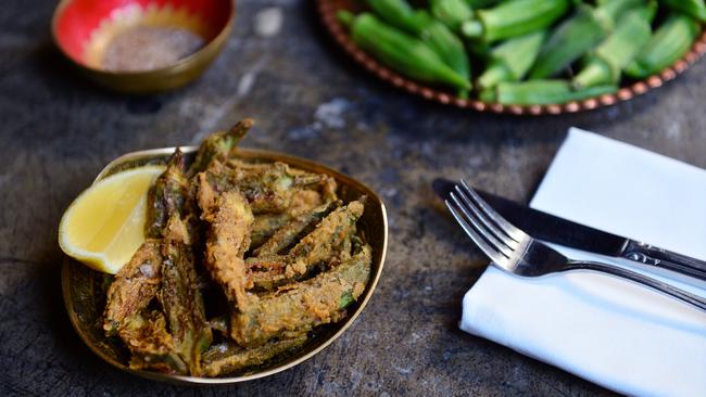 Fried okra at Bar Saracen. Picture: Nicki Connolly