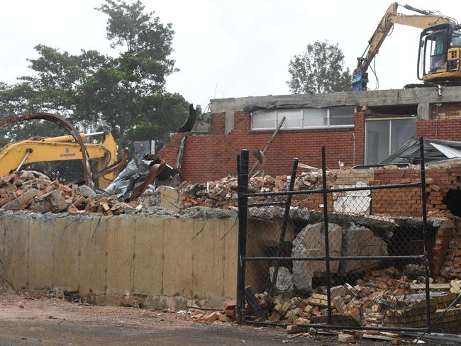 Lismore RSL being demolished after the floods. Picture: Cath Piltz