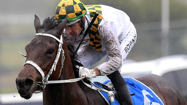 Winx’s little sister Covent Garden finished out of the placings on her debut at Canterbury Park. PIcture: AAP