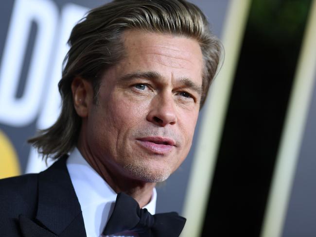 TOPSHOT - US actor Brad Pitt arrives for the 77th annual Golden Globe Awards on January 5, 2020, at The Beverly Hilton hotel in Beverly Hills, California. (Photo by VALERIE MACON / AFP)