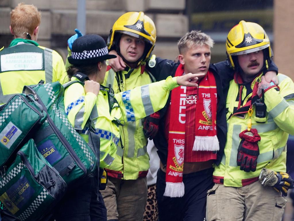 Chaos, confusion and panic as driver ploughs through crowd