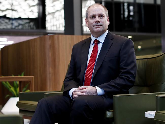 New Westpac CEO Peter King pictured on Thursday 2 April 2020. Picture: Nikki Short