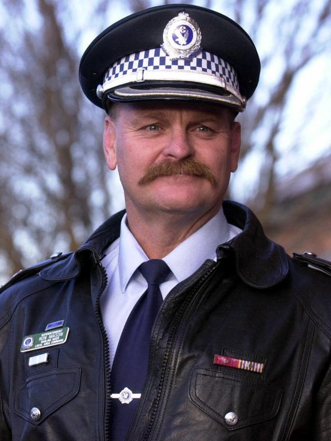 Ron Mason, pictured here in 2003, served with the NSW Police for almost 40 years. Picture: Craig Greenhill