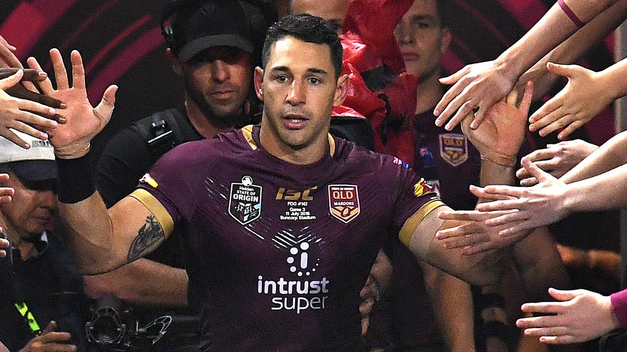 Billy Slater is in the running to coach the Maroons.