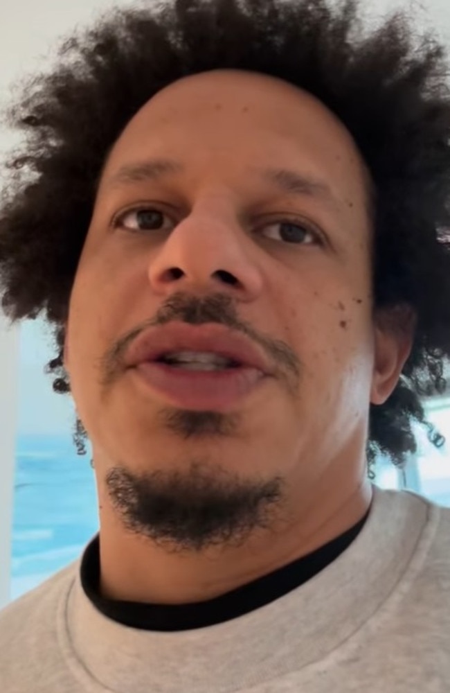 Eric Andre has claimed he "doesn't feel safe" going through Melbourne Airport. Picture: Instagram.