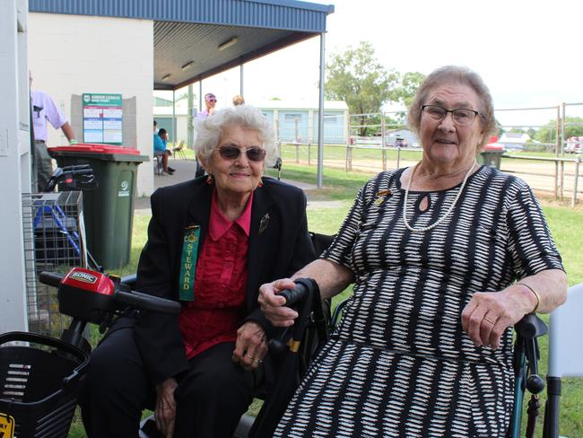 Murgon Show Life Members Enda O'Neill and Gladys Sippel at the Murgon Show. Photo: Laura Blackmore