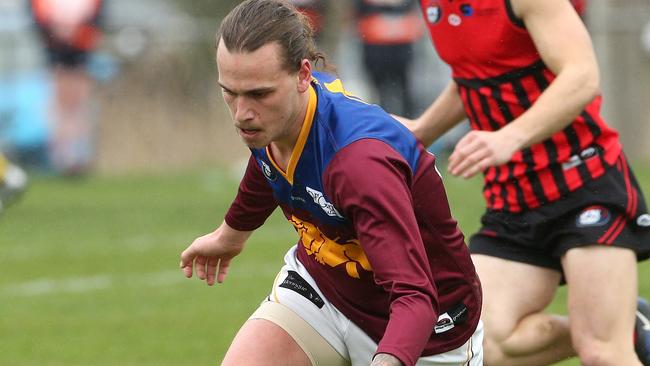 Liam Failla in action for South Morang. Picture: Hamish Blair