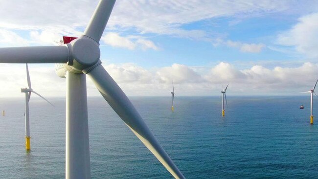 An offshore wind project. Picture: Macquarie Group