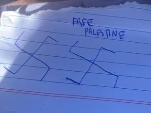 Horror Nazi note left in Jewish student’s bag