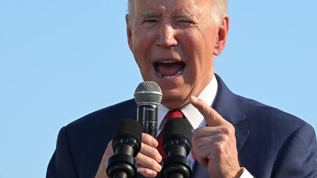 US President Joe Biden’s administration has continued Trump-era trade tariffs, sharpened controls on exports of advanced semiconductors and rallied allies and other countries to counter China’s influence around the world. Picture: AFP