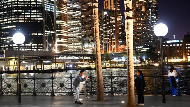 Once-bustling, Sydney’s nightlife is far from what it used to be. In Circular Quay the area is often deserted. Picture: Jeremy Piper