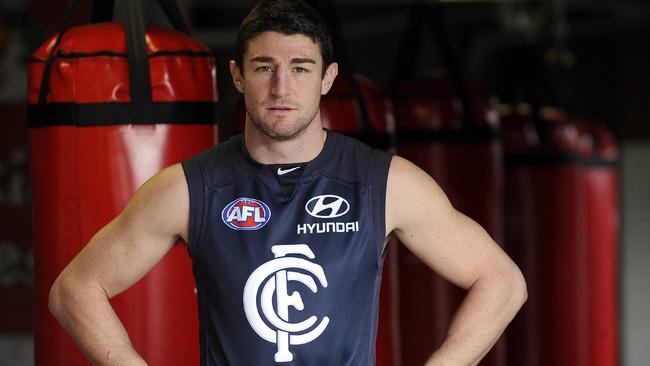 Tasmanian Simon Wiggins played over 100 games for Carlton after being drafted in 2000 from Glenorchy.