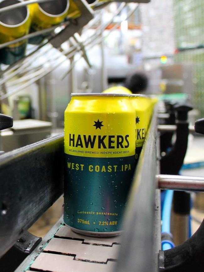 Hawkers Beer entered into voluntary administration last month. Picture: Supplied