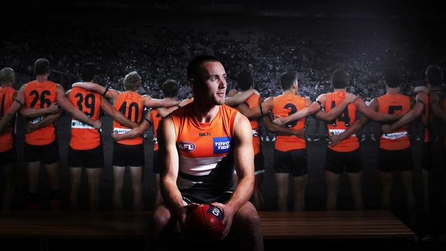 Tom Scully is set to sign a deal to stay at GWS until at least 2021. Picture. Phil Hillyard
