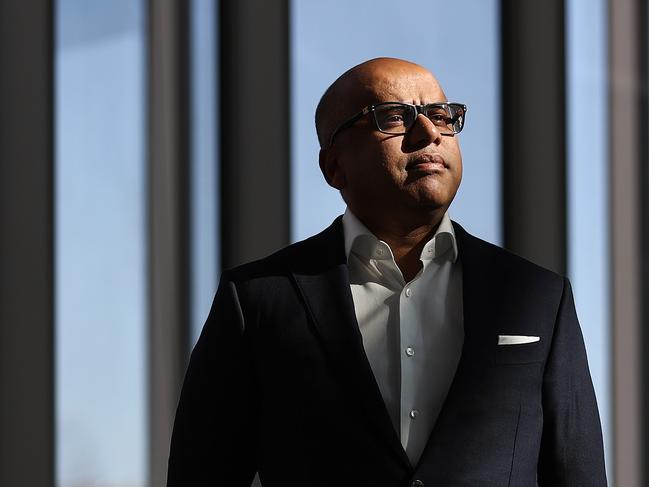 Sanjeev Gupta, executive chairman of Liberty House Group, poses for a photograph in Sydney, Australia, on Monday, March 26, 2018. The British conglomerate tycoon may build up to 10 gigawatts of renewable energy in Australia, including battery storage that could help power steel mills and aluminium smelters. Photographer: Brendon Thorne/Bloomberg via Getty Images