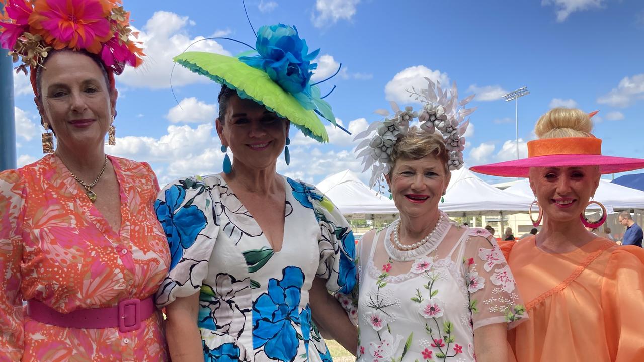 Gympie Race Day, March 4 2023 – Barbara Thompson, Verelle O'Shanesy, Glenda Newick and Rebecca Jane.