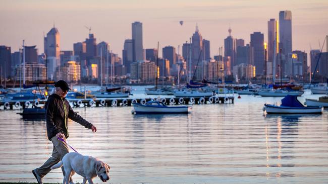 Waiting for the rain: It was the big rain event that wasnt, with predictions on Friday that Victoria would see its largest downpour since the drought broke in 2009. Picture: Hamish Blair