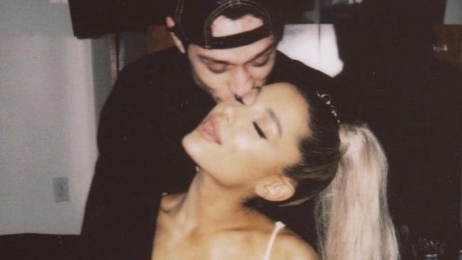 Ariana Grande and Pete Davidson.