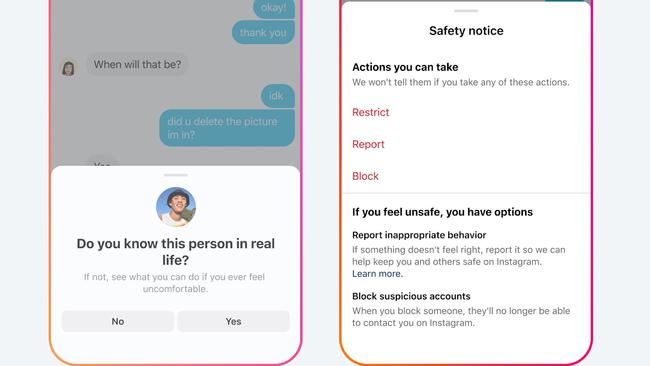 Meta is trialling new features to restrict 'suspicious' adults from direct messaging teens on Instagram.