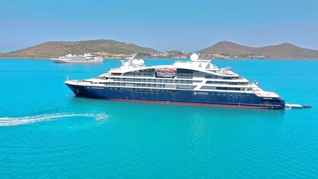 Two Ponant ships in Noumea, New Caledonia.