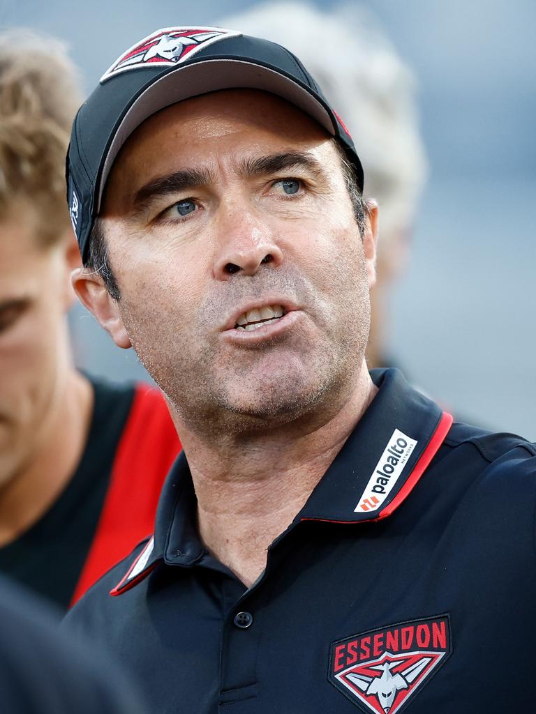 Essendon coach Brad Scott. Photo: Michael Willson/AFL Photos.