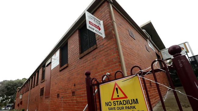 The proposed Percy Treyvaud Stadium development has been a major issue for Stonnington Council. Picture: Hamish Blair