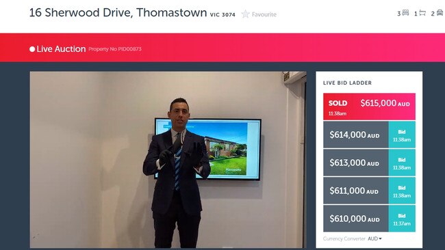 Harcourts Rata &amp; Co auctioneer Tony Lombardi auctioning 16 Sherwood Drive, Thomastown on Anywhere Auctions.